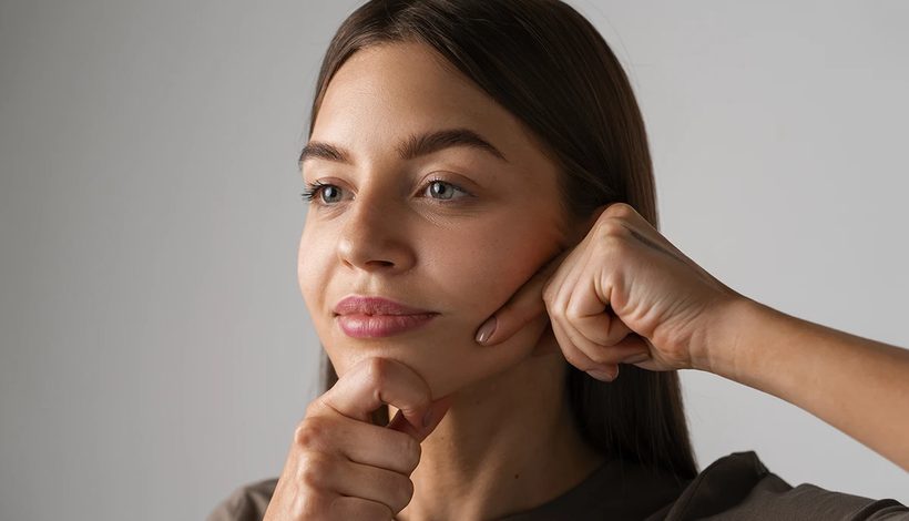 Botox und Filler, präoperative Planung und Anzeichnung